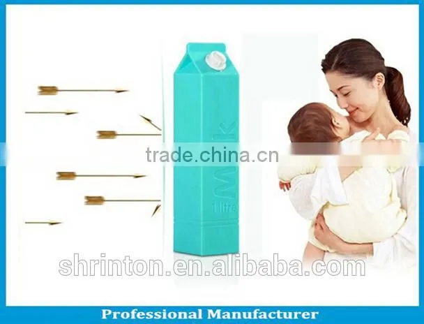 china supplier 2600mah milk power bank 18650 plastic power bank