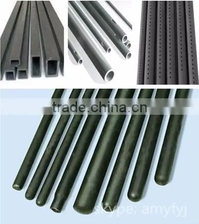 Refractory Furnace Reaction Bonded Silicon Carbide Ceramic Pipe SiC Lining Pipes for Furnace