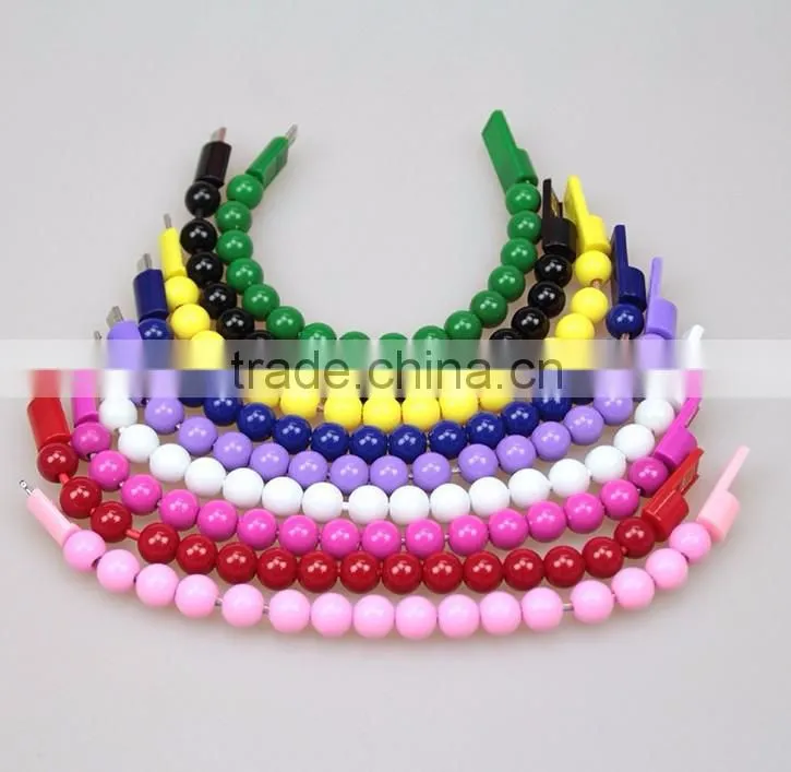 The new bracelet cable line Creative portable charging line wrist USB cable smartphones