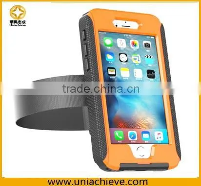 Waterproof Case for iPhone 6s/6s plus Sports waterproof armband phone case with Full body covered sky blue