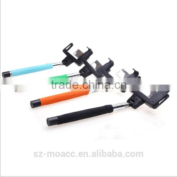 2015 best selling Handheld wireless Monopod with Mirror