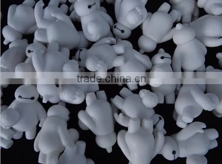 Glow in the dark Baymax characeter mascot football baymax keychain