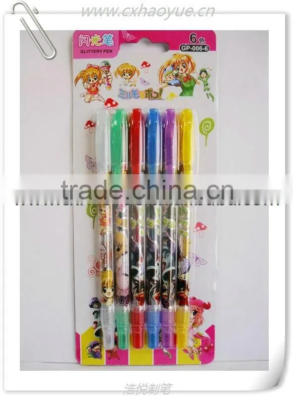 plastic gel ink pen