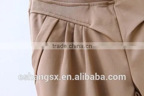 Ladies cotton ruffle formal fashion modal pants