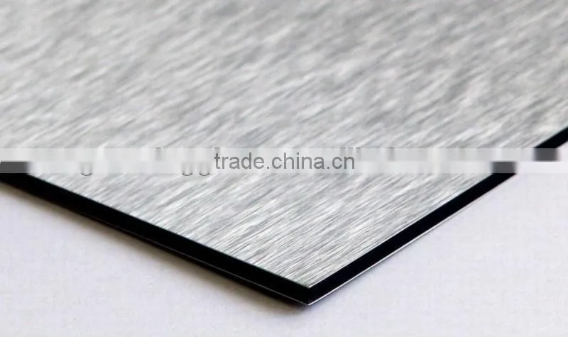 PVDF coated griotte grain aluminum plastic composite laminate