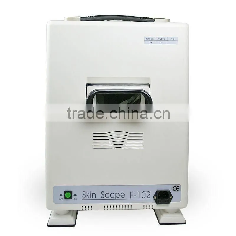 Facial skin analysis machine