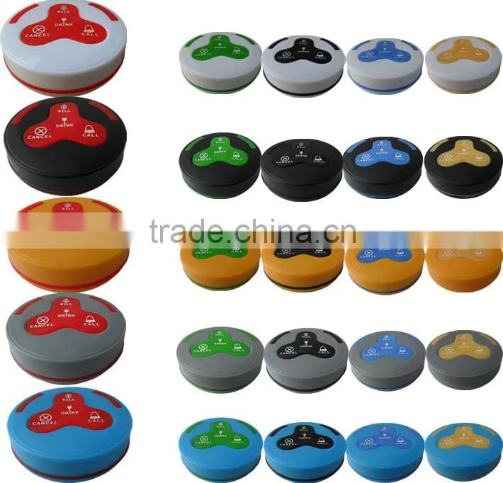 wireless ticket number systems with waiter smart watches for bar counter