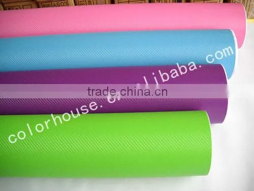 3D calendered carbon fiber water transfer film