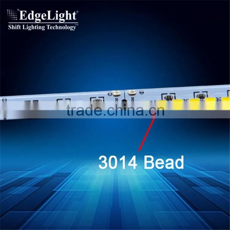 Edgelight hot sale 24V factory price high quality smd 3014 led strip 1180 mm cheap Led light bar aluminous PCB Strip