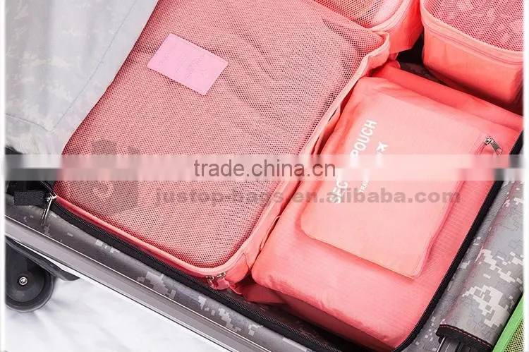 Justop wholesale mesh travel bag organizer