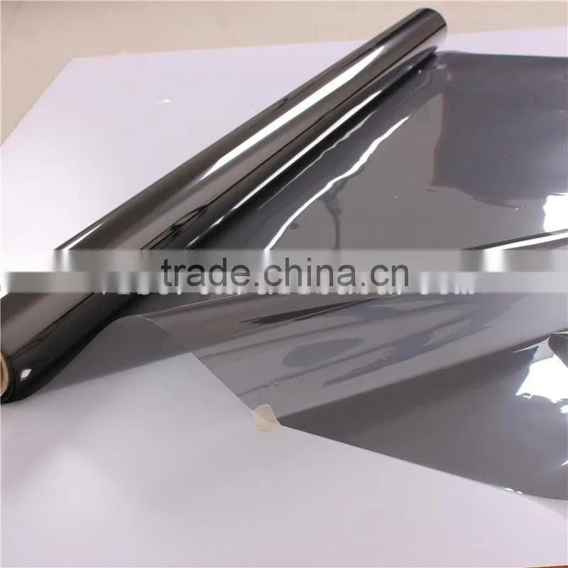 Removable with Glue Static Electricity Decoration Gray Color Glass Window Film