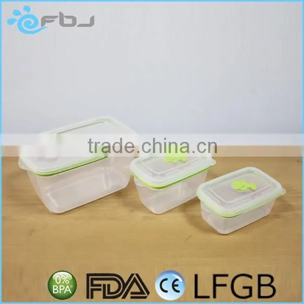 Wholesale Plastic Transparent Airtight Containers Set For Storage