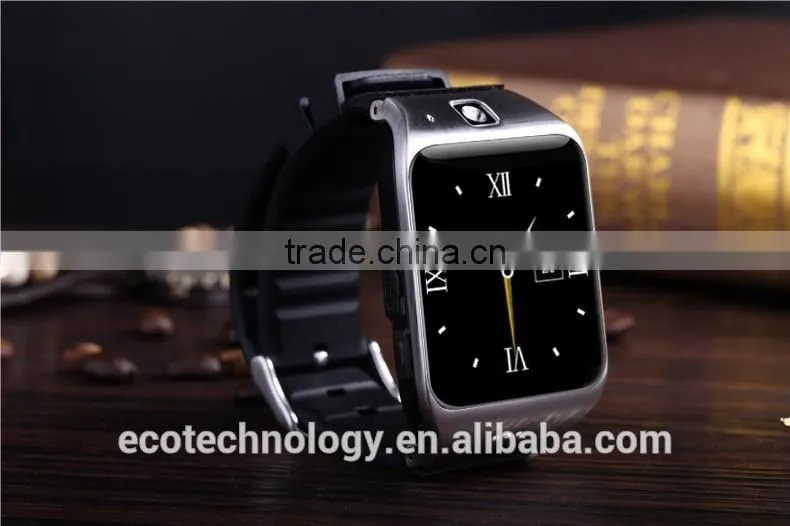 CE LG118 Bluetooth Smartwatch HD Screen with Camera Built in NFC Support SIM Mate for Android and Iphone cellphone (silver)