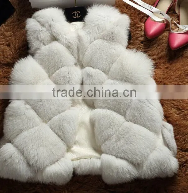 Hotsale Real Pink Fox Fur Vest,Fur Vest form China with Quality Pink Fox Pelt Plates
