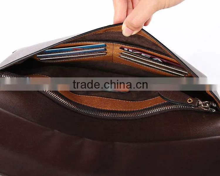 Mens Pure Leather Branded Wallet Luxury Clutch Bag For Men