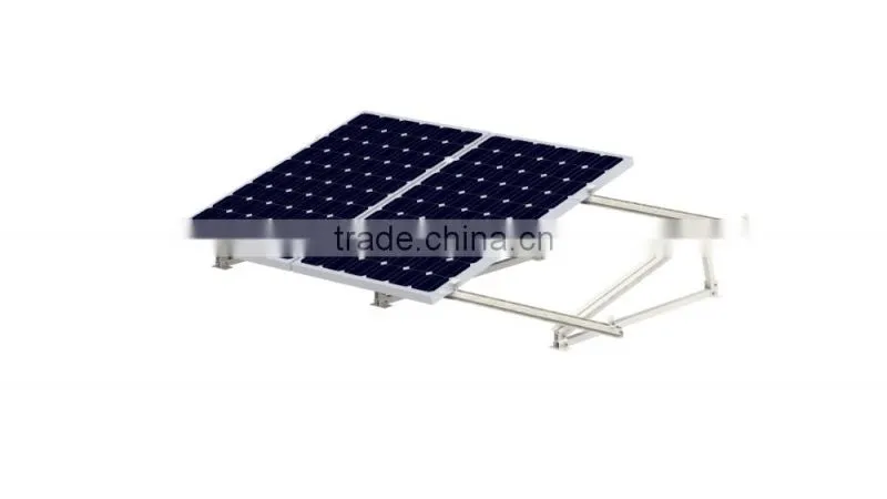 Adjustable Landscape Ballasted Mounting,Flat Roof Solar Mounting,Ballasted Solar PV Mounting