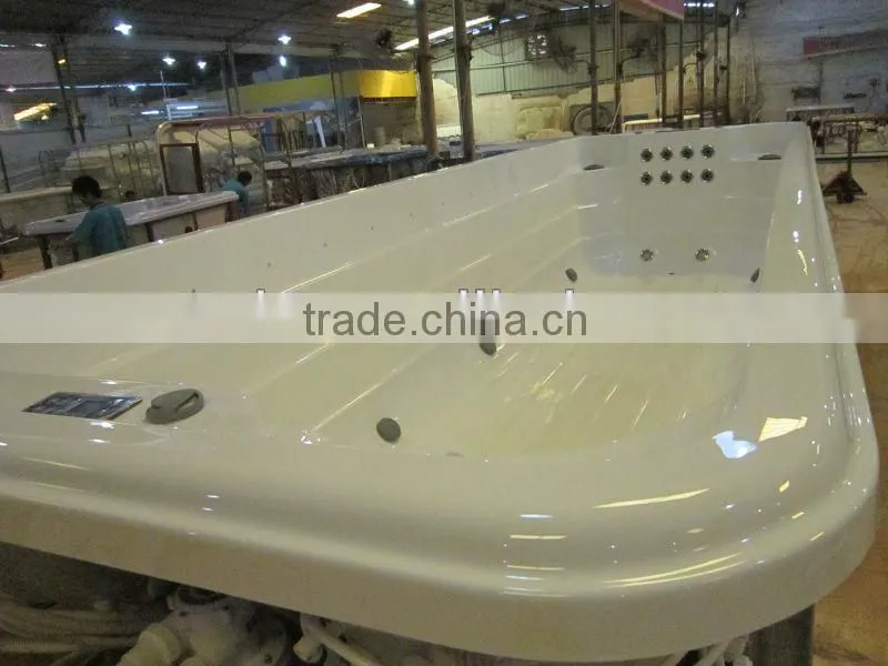 large swim spa WS-S07B with massage jets