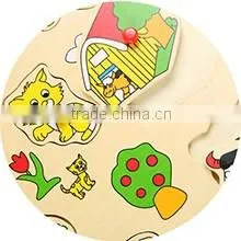 Hot selling wooden educational kids puzzle toys