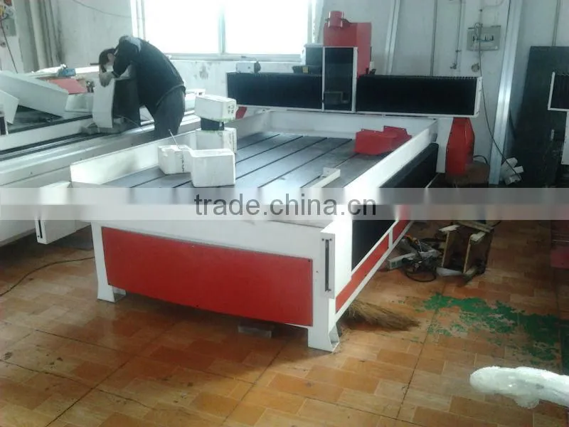 FANCcnc marble engraving machine with water jet ,channel/ 3 axes dust proof/ 4.5kw spindle/stepper motors/Ncstudio controller