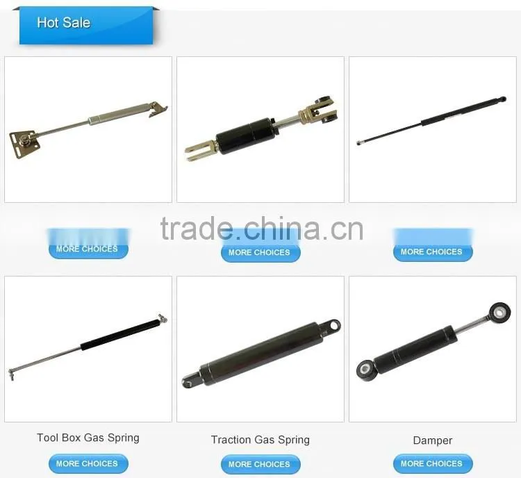 Manufacturer Custom Stainless Steel Material Tension Gas Spring