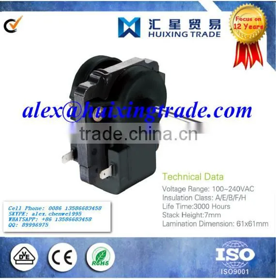 Refrigerator Shaded Pole Motor / Refrigerator Motor / Shaded Pole Fan Motor/shaded pole gear motor/shaded pole gear motor
