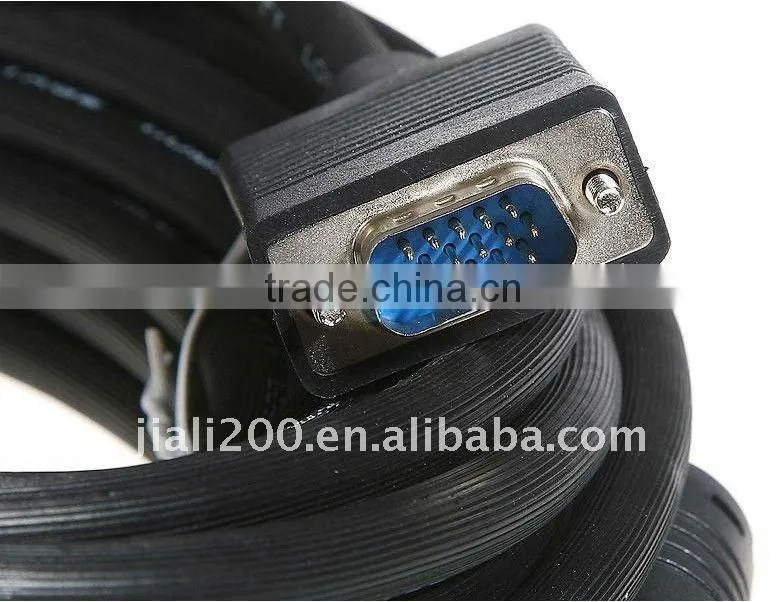 50ft/15m Super Scan HD15P SVGA/VGA Cable Male/Male with 2 ferrites