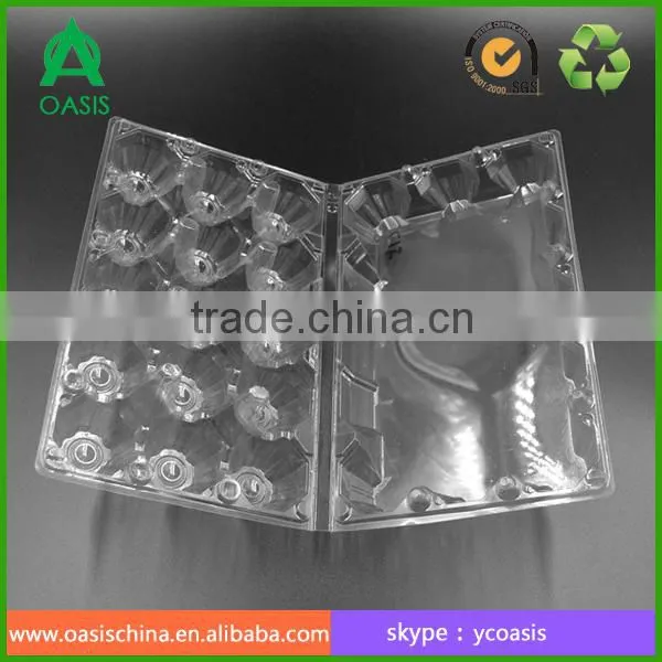 Clear plastic 6holes eggs boxes