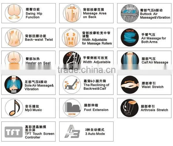 Electric recliner chair elctric massage chair gravity chair DLK-H020