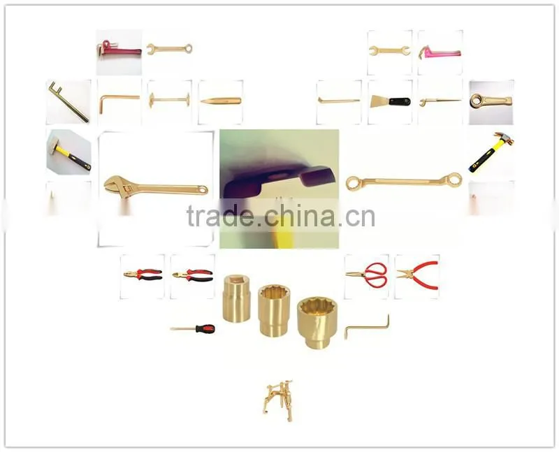 Non sparking copper hand tools beryllium copper round flat files