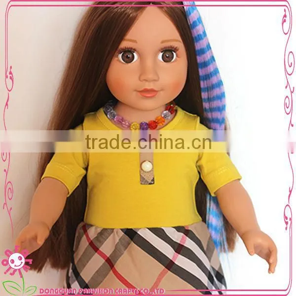 China manufacture doll wigs for wholesale rainbow doll wig