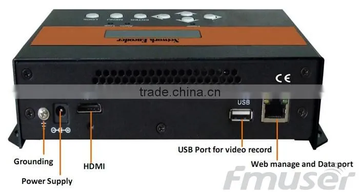 FUTV4658A HDMI MPEG 4 AVC/H.264 SD/HD Network Encoder (HDMI in, IP-UDP (multicast) through Internet,RTP/RTSP/HTTP/RTMP/HLS throu