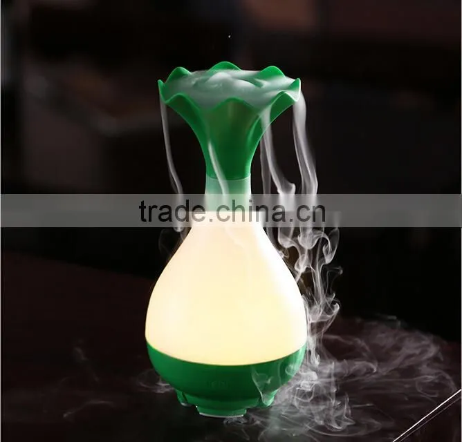 5 Color decorative Ultrasonic Home Aroma Humidifier Air Diffuser Purifier Atomizer Essential Oil Diffuser Mist Maker Fogger