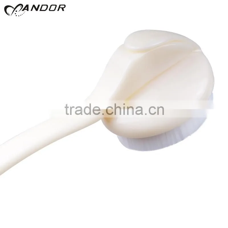 Happy shower feeling long handle detachable bath brush