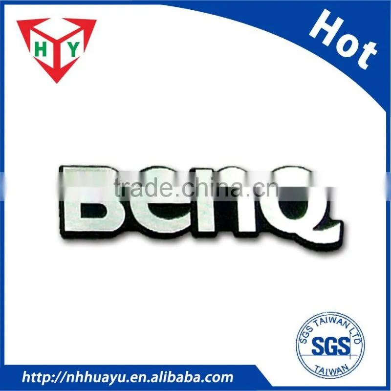 custom product metal brand nameplate