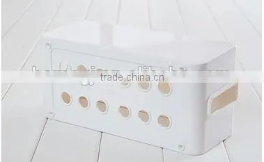 Socket Plug Cable Storage Box Wire Management Children Safety Tidy Home Solution