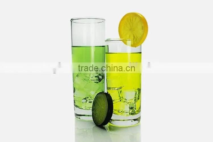 Machine made 350ml beautiful Juice/orange glass