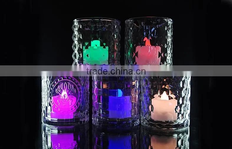 Wedding decoration votive candle glass