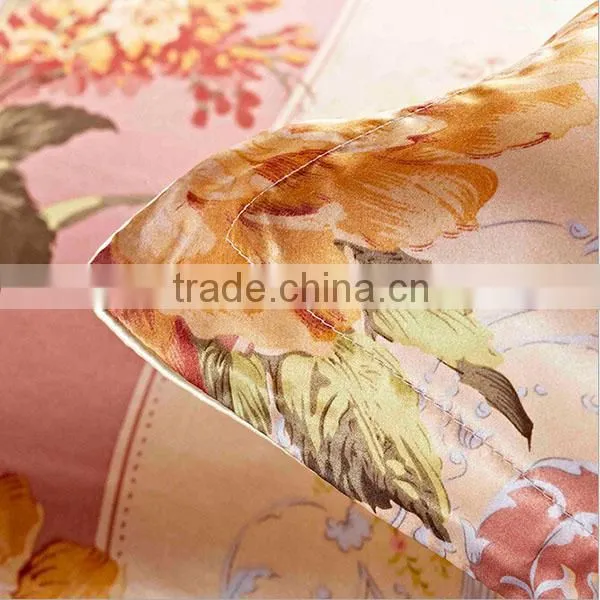 Custom digital printed thickened 100 pure silk pillowcases