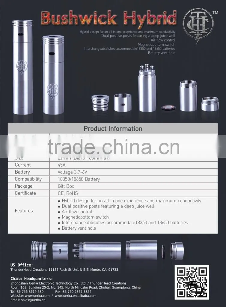New product 510 e cigarette vaporizer, e cig mechanical mod