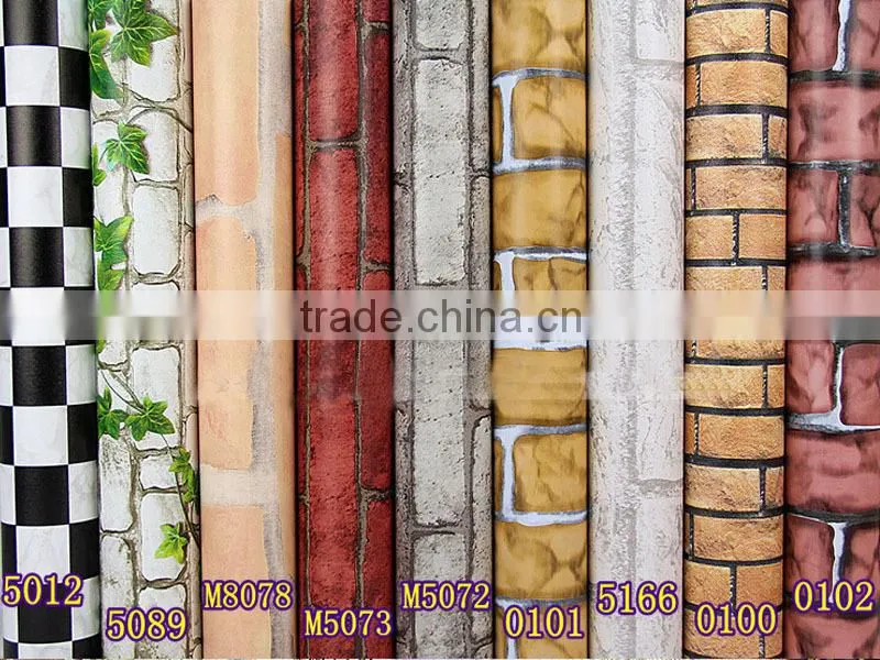 3d new design decorative waterproof price of wallpapers