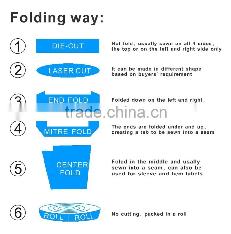 Eco-friendly cheap woven labels low minimum for baby's garments