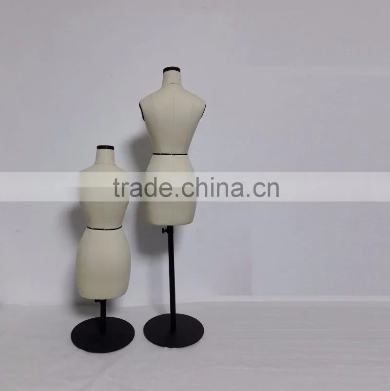 mini half scale bust dress form mannequin