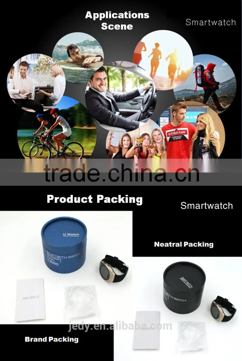 BTW-UO bluetooth Smart watch Bluertooth watch for IOS android phone Huawei,LG, HTC,ZTE
