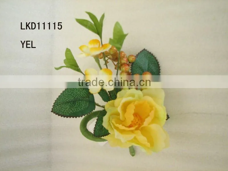 hight quality artificial natural flowers napkin ring with berries