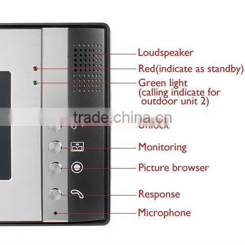 CA802+VD202 7'' Video Door Phone Intercom