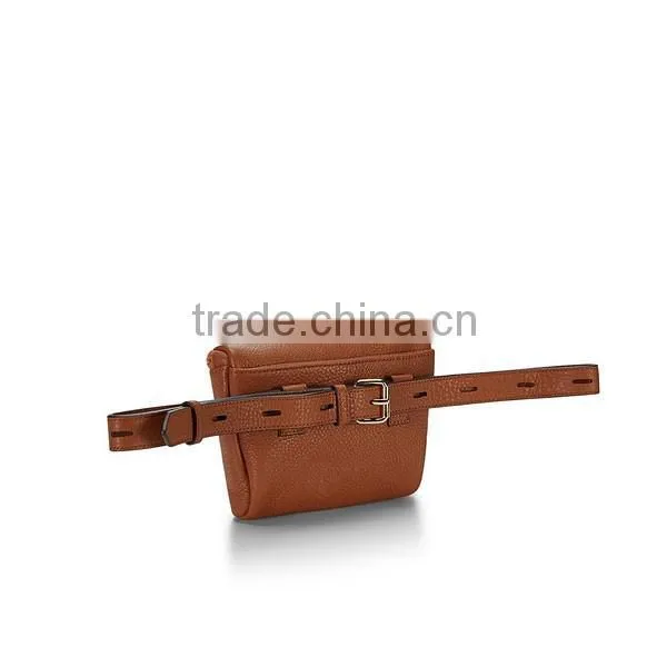 Factory Directly Genuine Leather Bag Leather Belt Bag for Woman