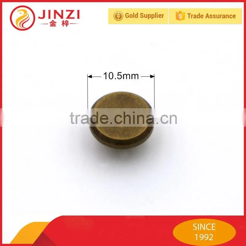 Hardware copper and nickel round head and flat head rivet