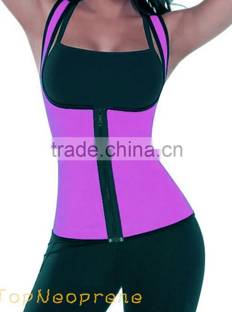 Neoprene slimming trimming vest hot body shaper