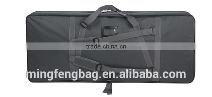 Custom High Quality Tote and Shoulder Thickening 61 Keys Musical Instrument Electronic Organ Bag with Pulleys