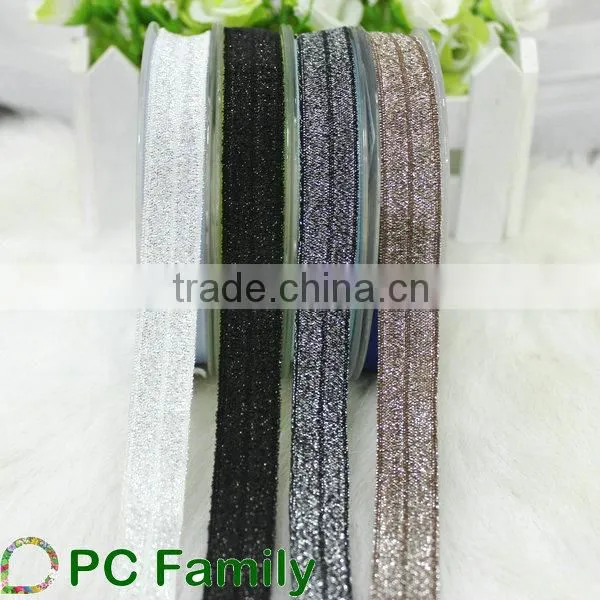 5/8 FOE thread metallic elastic ribbon